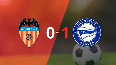 Valencia cayó frente a Alavés 1-0 con un gol de Javi López Valencia cayó frente a Alavés 1-0 con un gol de Javi López