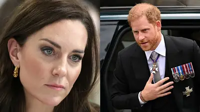 Kate Middleton y el príncipe Harry Kate Middleton y el príncipe Harry