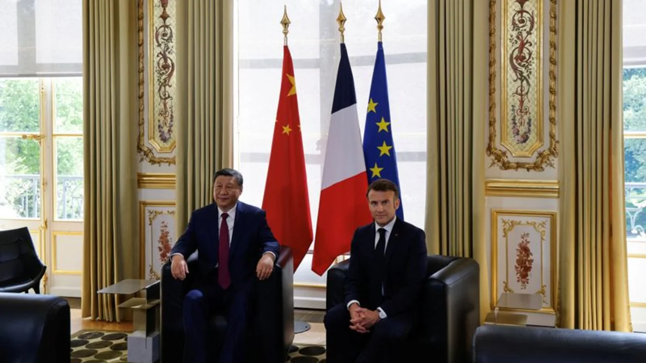 Presidente chino respalda el pedido de Macron para una tregua olímpica mundial
