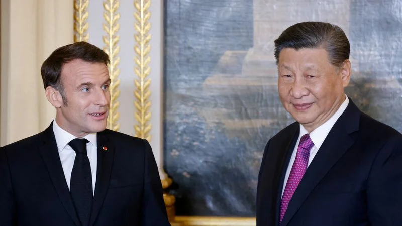 Macron intenta convencer a Xi para que haga concesiones comerciales en su visita a los Pirineos