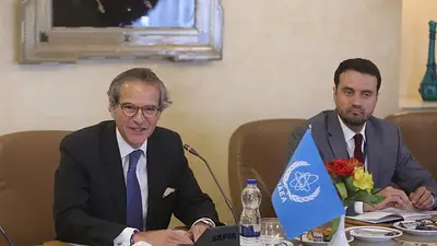Irán dice que las conversaciones con Grossi, del OIEA, han sido "positivas" Irán dice que las conversaciones con Grossi, del OIEA, han sido "positivas"
