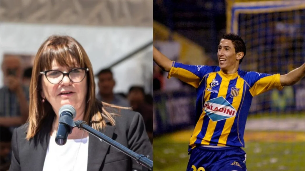 Patricia Bullrich, Ángel Di María, Rosario Central, narcotráfico, Rosario, deportes