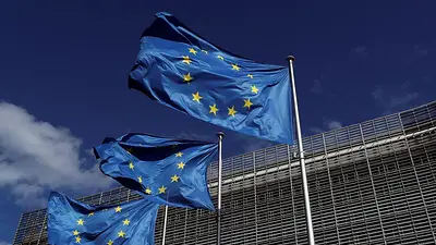 Funcionarios de la UE protestan contra la guerra de Israel en Gaza Funcionarios de la UE protestan contra la guerra de Israel en Gaza