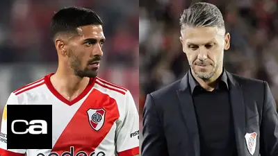 Manuel Lanzini River Plate Martín Demichelis Manuel Lanzini River Plate Martín Demichelis