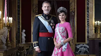 El rey Felipe de España y la reina Letizia El rey Felipe de España y la reina Letizia