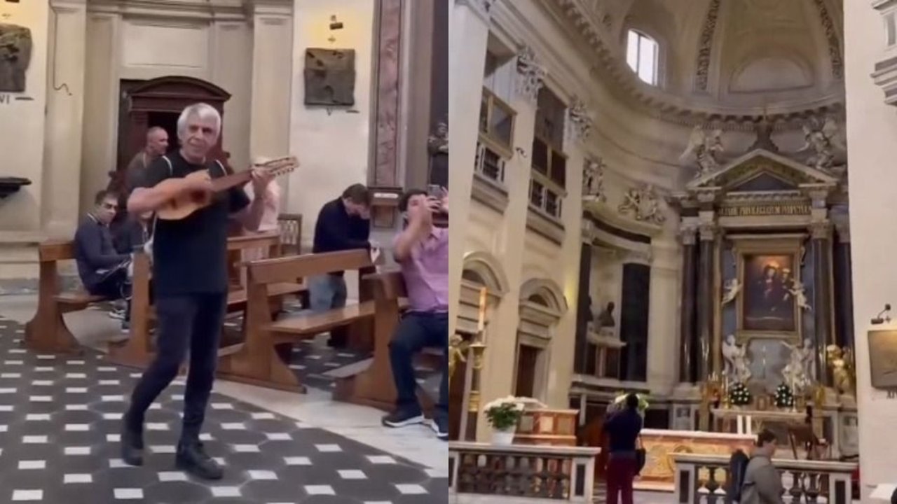 Qué pasó con Peteco Carabajal en una Iglesia