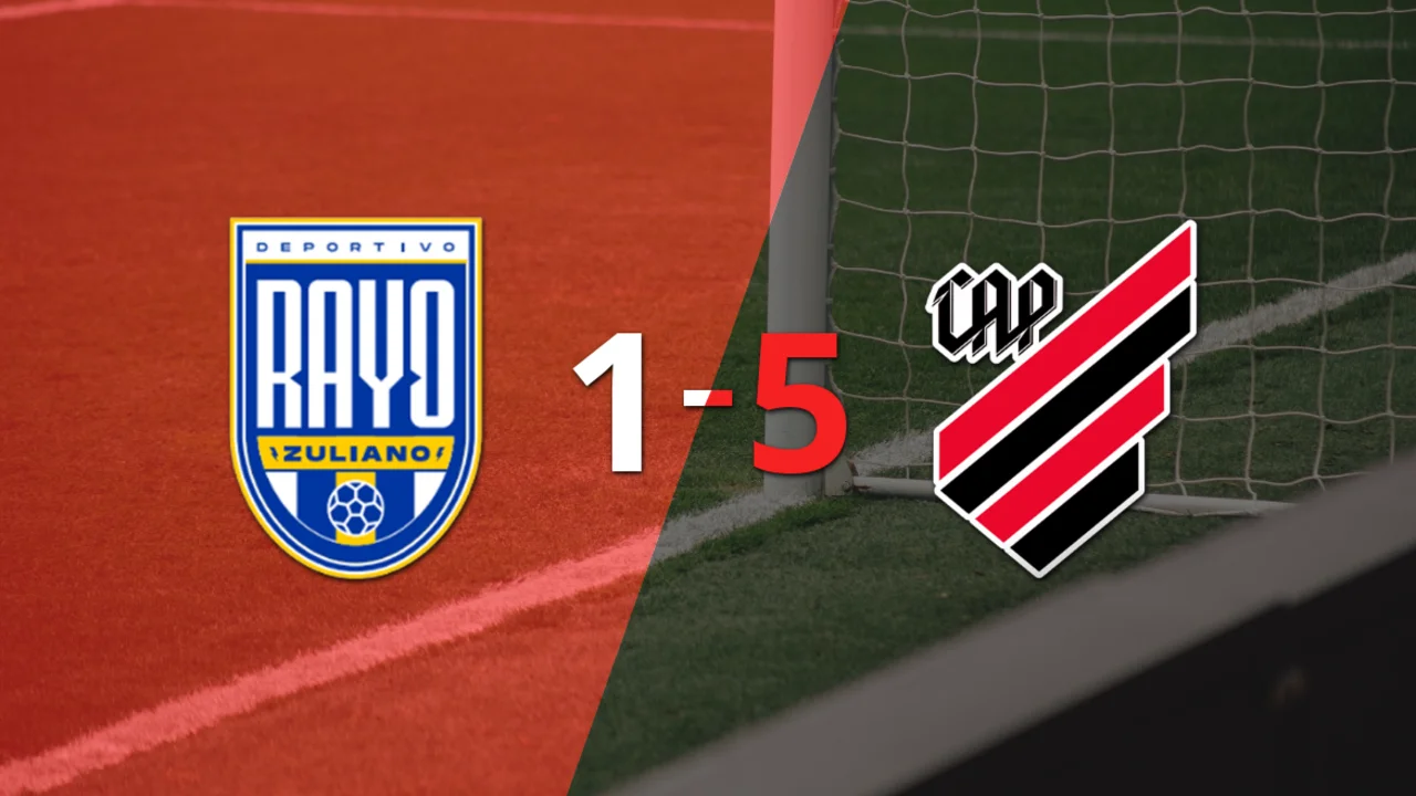 Rayo Zuliano cayó ante Athletico Paranaense con dos goles de Gonzalo Mastriani