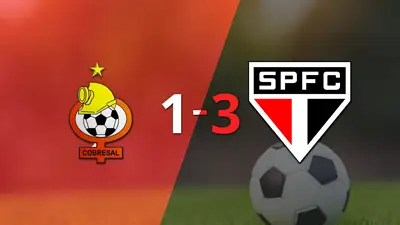São Paulo se lo dio vuelta a Cobresal y le ganó 3 a 1 São Paulo se lo dio vuelta a Cobresal y le ganó 3 a 1