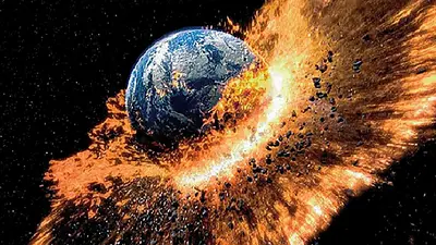 Tierra destruyéndose Tierra destruyéndose