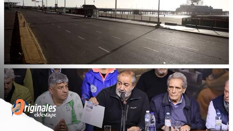 El paro general se sintió fuerte y la CGT apunta el rechazo de la ley Bases