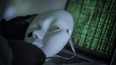 Máscara computadora. Máscara computadora.