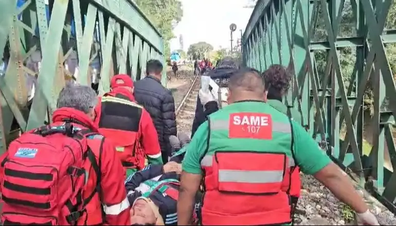 Choque de trenes: los videos y las imágenes del impacto en Palermo