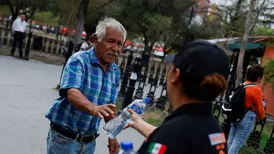 Diez ciudades en México, incluida la capital, baten récords de temperaturas por ola de calor Diez ciudades en México, incluida la capital, baten récords de temperaturas por ola de calor