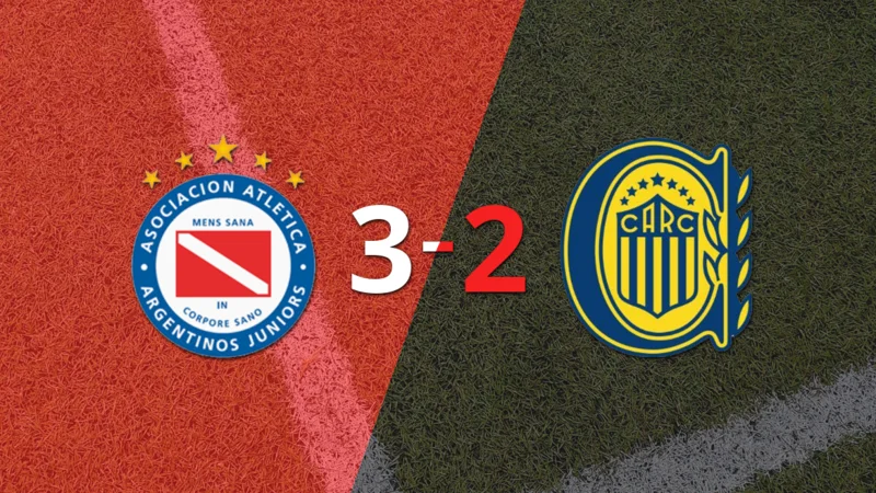 Argentinos Juniors superó 3-2 a Rosario Central en un partidazo