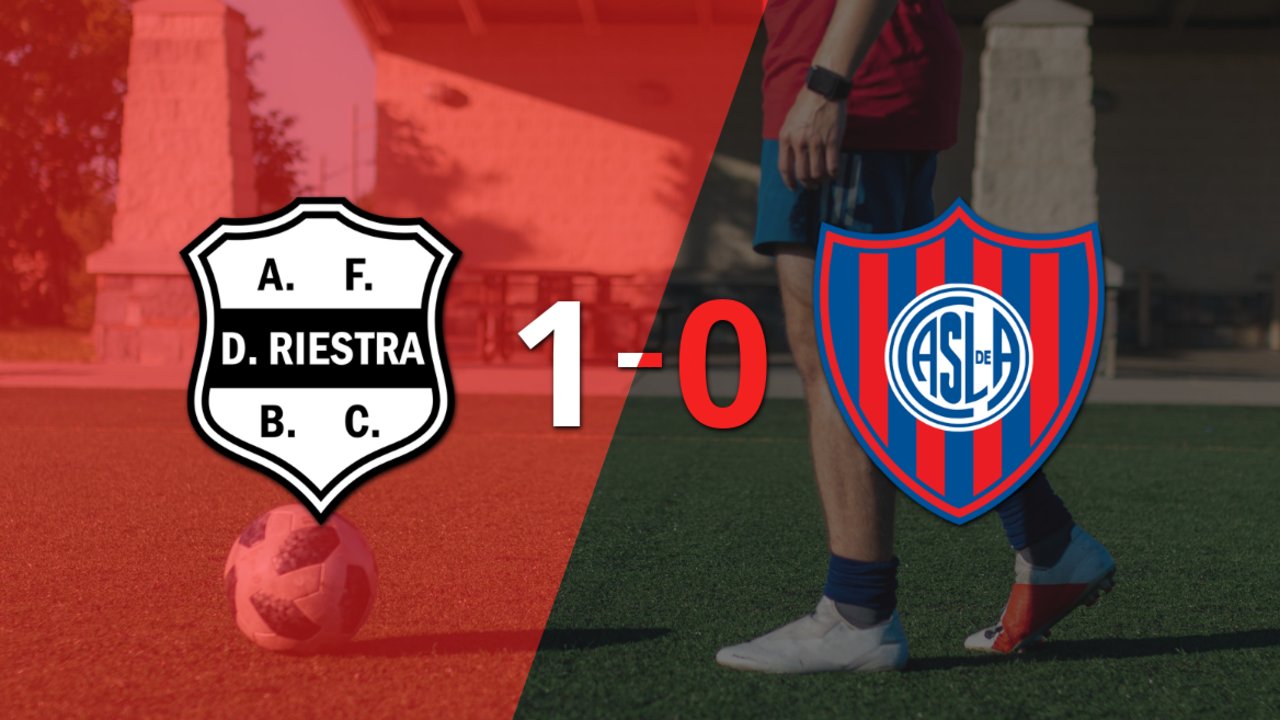 A Dep. Riestra le alcanzó con un gol para derrotar a San Lorenzo en el estadio Guillermo Laza