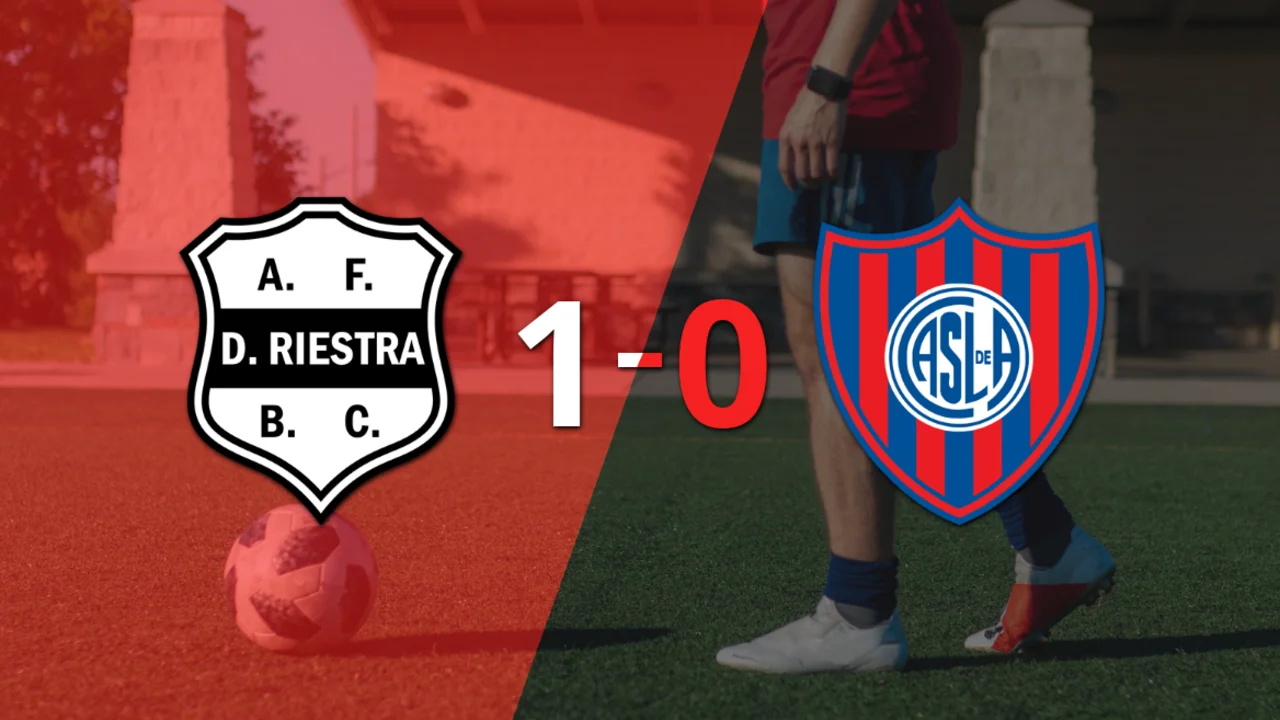 A Dep. Riestra le alcanzó con un gol para derrotar a San Lorenzo en el estadio Guillermo Laza