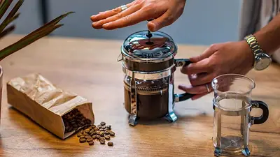 Cafetera francesa. Cafetera francesa.