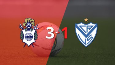 Sin muchas complicaciones, Gimnasia venció 3-1 a Vélez