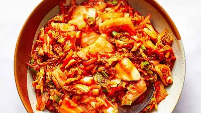 Un plato de kimchi Un plato de kimchi