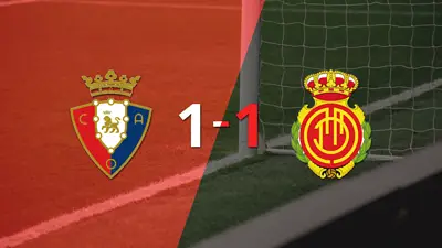 Osasuna y Mallorca se repartieron los puntos en un 1 a 1 Osasuna y Mallorca se repartieron los puntos en un 1 a 1