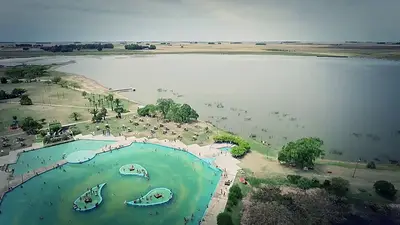 Toma aérea de Laprida Toma aérea de Laprida