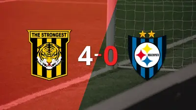 Tranquila victoria de The Strongest por 4 a 0 frente a Huachipato Tranquila victoria de The Strongest por 4 a 0 frente a Huachipato