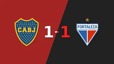 Reparto de puntos en el empate a uno entre Boca Juniors y Fortaleza Reparto de puntos en el empate a uno entre Boca Juniors y Fortaleza