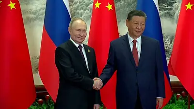 Xi alaba los lazos entre China y Rusia tras la llegada de Putin a Pekín Xi alaba los lazos entre China y Rusia tras la llegada de Putin a Pekín