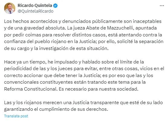 La Rioja - Ricardo Quintela