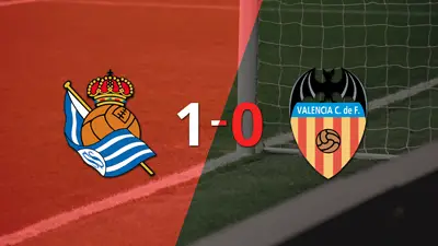 Valencia perdió 1-0 ante Real Sociedad Valencia perdió 1-0 ante Real Sociedad