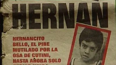 Imagen de los diarios que daban la noticia del niño que fue atacado por una osa Imagen de los diarios que daban la noticia del niño que fue atacado por una osa