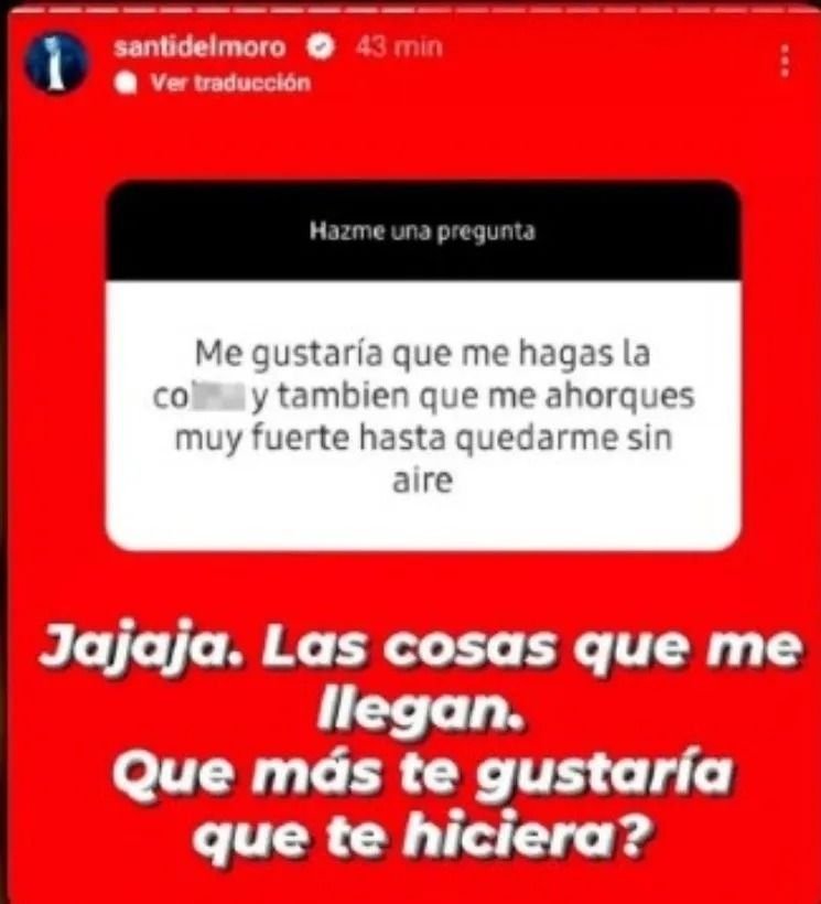 Instagram de Santiago del Moro