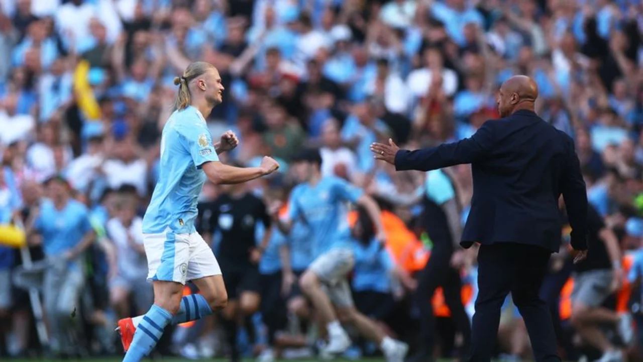 Manchester City gana y es el primer equipo en lograr cuatro títulos seguidos de la Premier League
