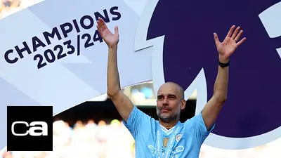 Guardiola dice que "está más cerca de irse que de quedarse" tras último título de Manchester City Guardiola dice que "está más cerca de irse que de quedarse" tras último título de Manchester City