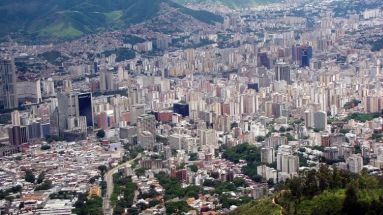 Imagen aérea de Caracas