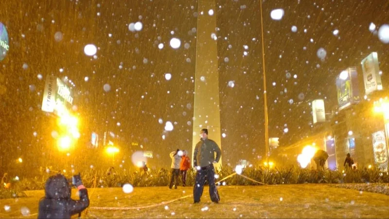 La última nevada en Buenos Aires