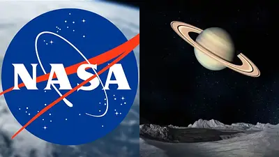 Logo de la NASA y Saturno Logo de la NASA y Saturno