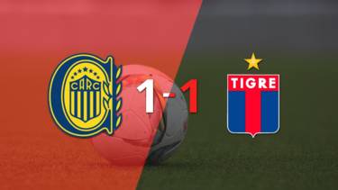 Reparto de puntos en el empate a uno entre Rosario Central y Tigre