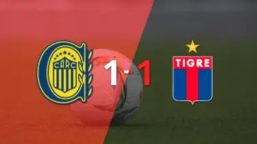 Reparto de puntos en el empate a uno entre Rosario Central y Tigre