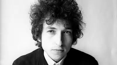 Fotografía del cantante Bob Dylan Fotografía del cantante Bob Dylan