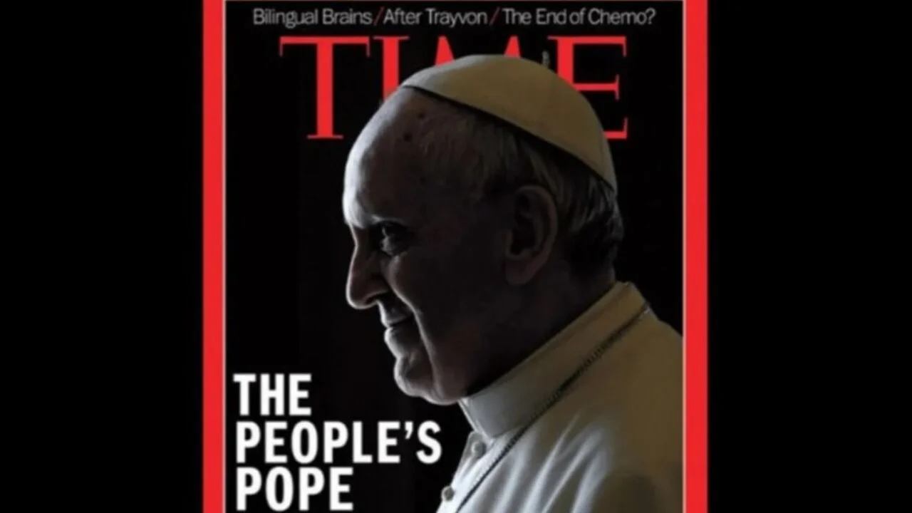 La tapa de la revista Time del Papa Francisco