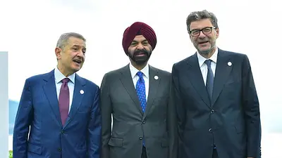 Jefe del Banco Mundial Banga, abierto a gestionar préstamo del G7 a Ucrania Jefe del Banco Mundial Banga, abierto a gestionar préstamo del G7 a Ucrania