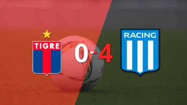 Tigre sufre una aplastante derrota ante Racing Club con un 4 a 0