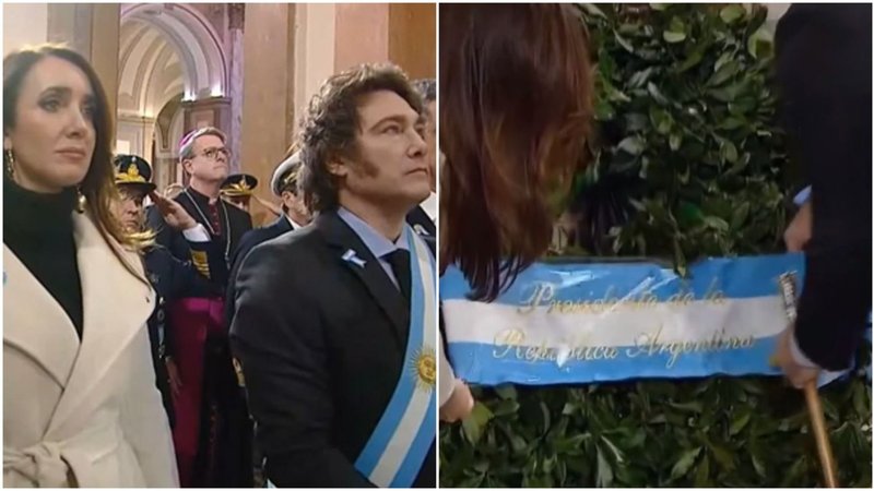 Victoria Villarruel. Javier Milei