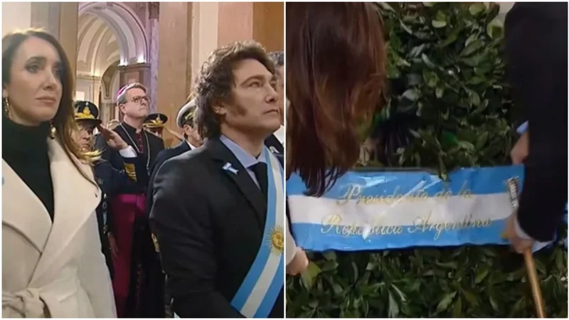 Victoria Villarruel. Javier Milei