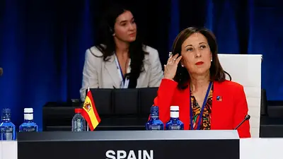 La ministra de Defensa española dice que la guerra de Gaza es un "auténtico genocidio" La ministra de Defensa española dice que la guerra de Gaza es un "auténtico genocidio"