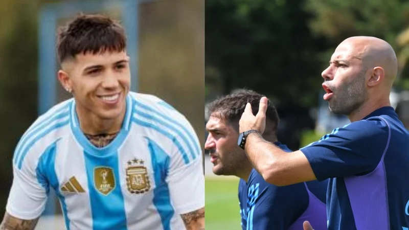 Selección Argentina Javier Mascherano Enzo Fernández