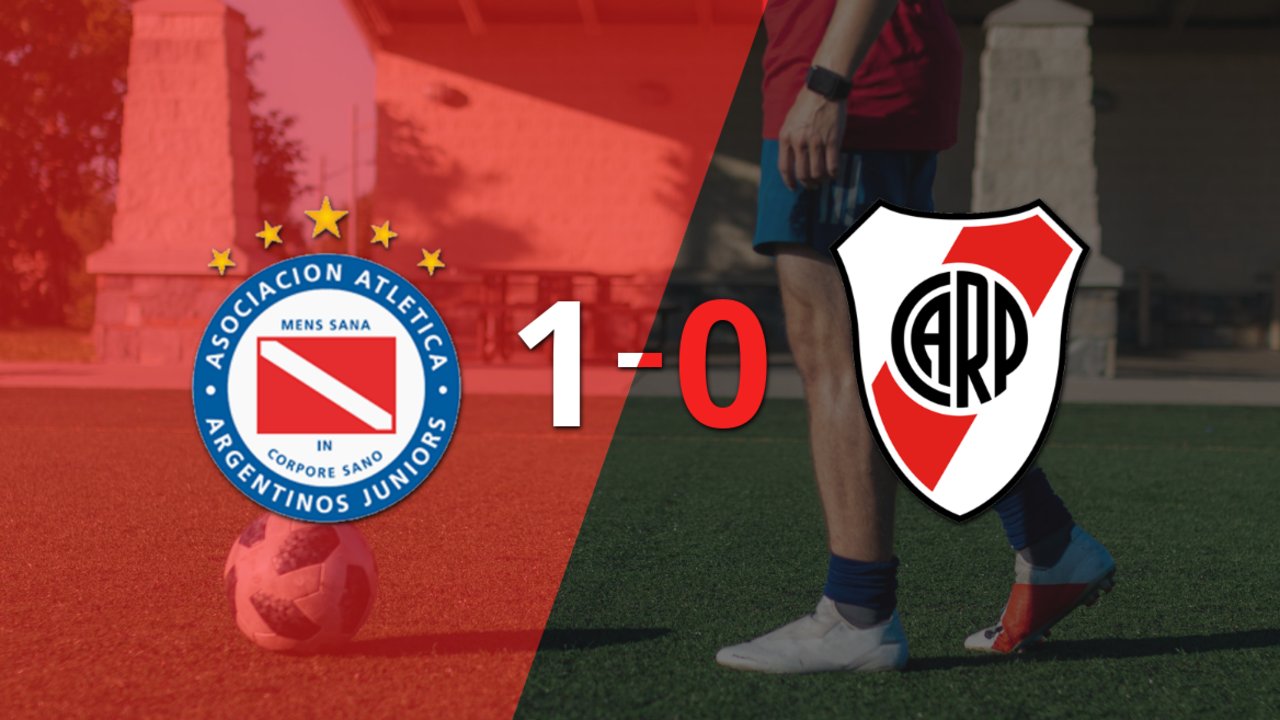 River Plate no pudo con Argentinos Juniors y cayó 1-0