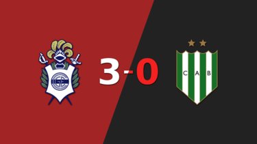 Gimnasia liquidó con una goleada a Banfield por 3 a 0