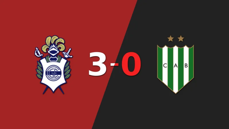 Gimnasia liquidó con una goleada a Banfield por 3 a 0